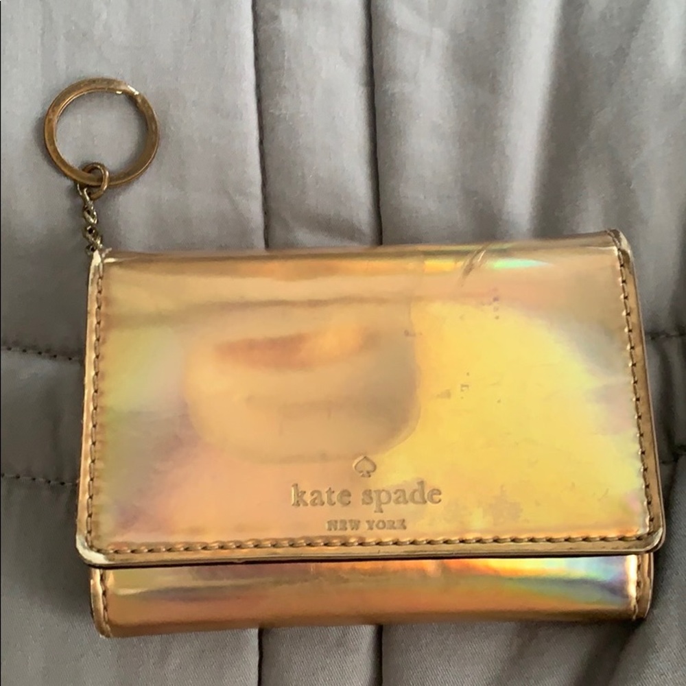 Kate spade holographic wallet